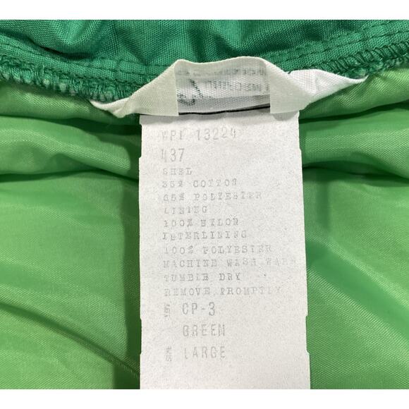 Vintage Carpenter Uniform Co Green Puffer Vest Large Seed Corn Farm Workwear - Picture 8 of 11